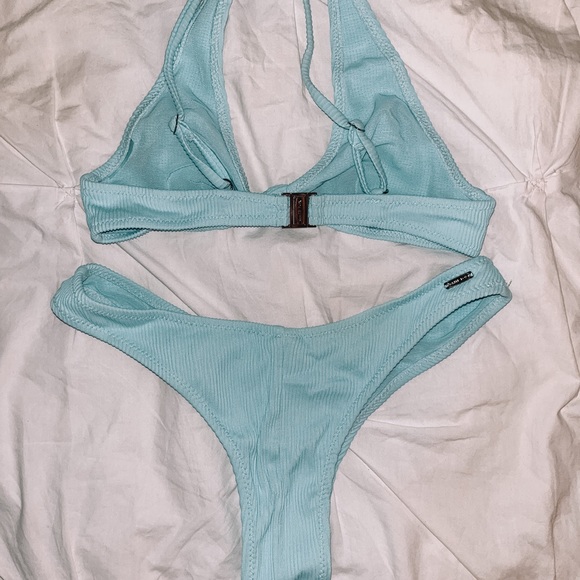 White Fox Boutique Ribbed Bikini - Picture 3 of 3